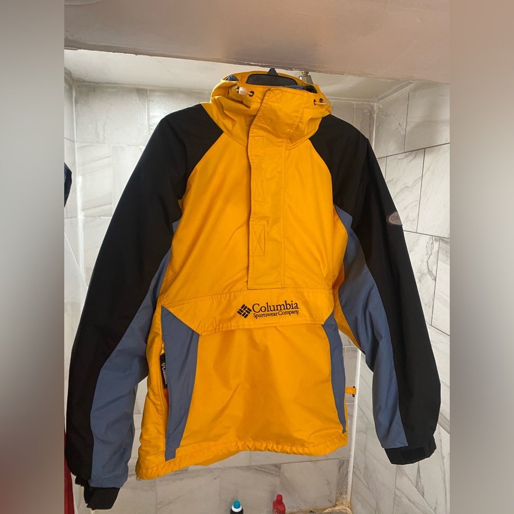 Columbia Yellow and Black Ski Jacket